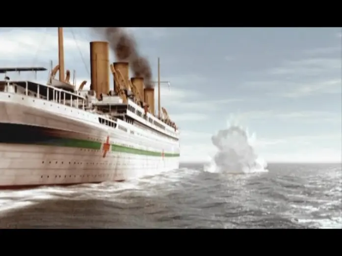 Wideo do filmu Britannic — HMHS Britannic attacked by a German U-Boat