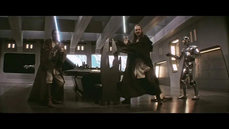 Wideo do filmu Gwiezdne wojny: Część I - Mroczne widmo — Star Wars: Episode I | Die Dunkle Bedrohung 35mm Trailer 4K UHD (German)