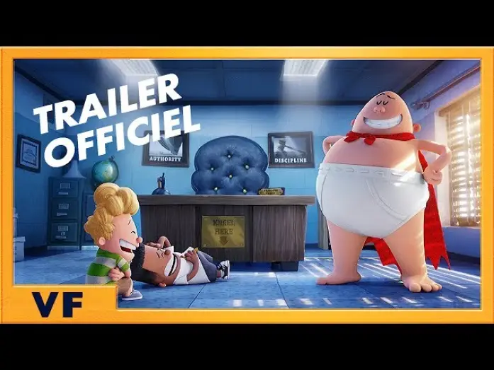 Wideo do filmu Kapitan Majtas: Pierwszy wielki film — Capitaine Superslip - Bande Annonce [Officielle] VF HD