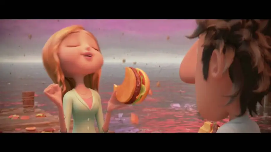 Wideo do filmu Klopsiki i inne zjawiska pogodowe — Tempête de boulettes géantes Bande-annonce 1 VF