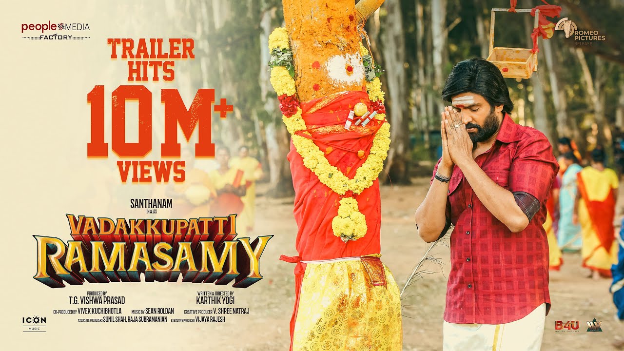 Wideo do filmu வடக்குப்பட்டி ராமசாமி — Vadakkupatti Ramasamy Official Trailer | Santhanam, Megha Akash | Karthik Yogi