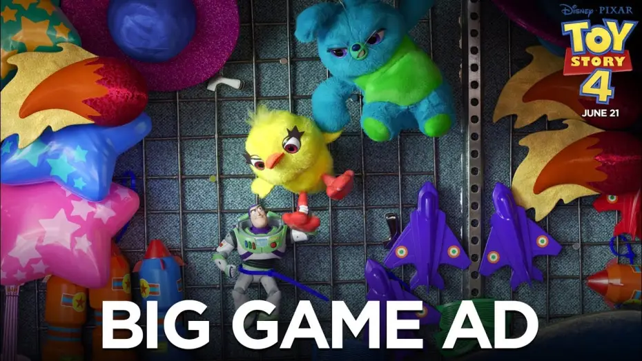Wideo do filmu Toy Story 4 — Big Game Ad