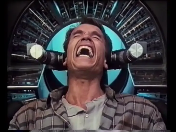Wideo do filmu Pamięć absolutna — Arnold Schwarzenegger in TOTAL RECALL - Trailer (1990, German)