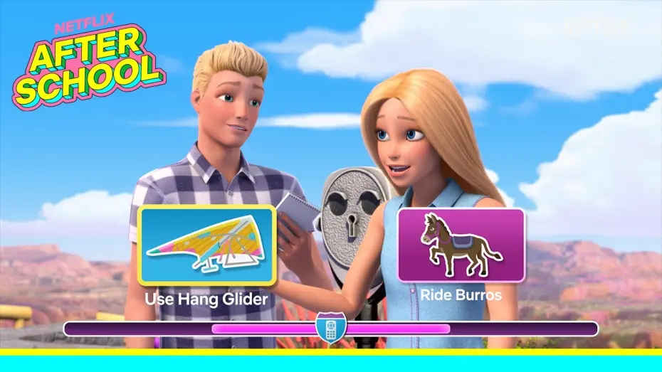 Wideo do filmu Barbie: Epic Road Trip — Hang Glider or Burro Ride?!