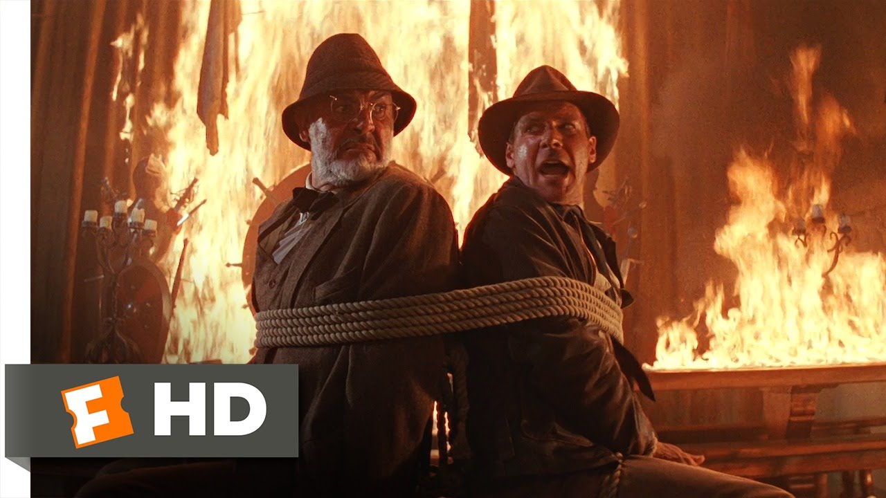 Wideo do filmu Indiana Jones i ostatnia krucjata — Movie Clip - Fiery Escape