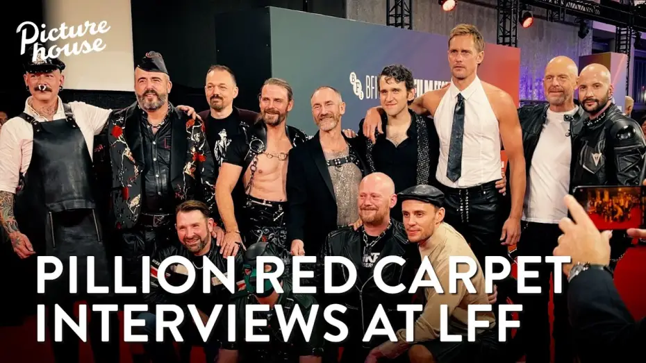 Wideo do filmu Pillion — Red Carpet at London Film Festival