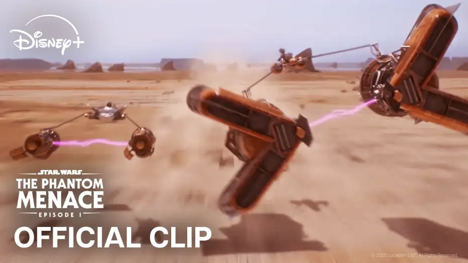 Wideo do filmu Gwiezdne wojny: Część I - Mroczne widmo — Anakin Wins Podrace - Official Clip