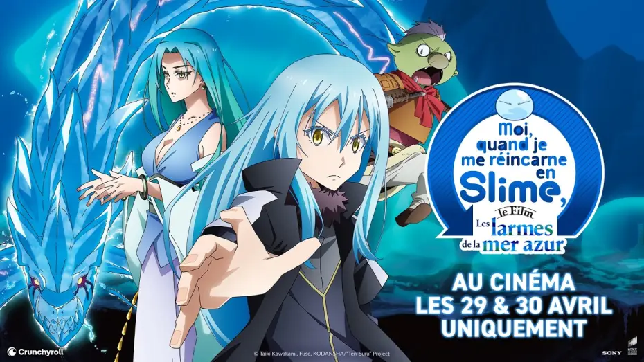 Wideo do filmu 劇場版 転生したらスライムだった件 蒼海の涙編 — Moi, quand je me réincarne en Slime, le Film - Les larmes de la mer azur | TRAILER VOSTFR