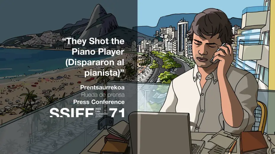 Wideo do filmu They Shot the Piano Player — SSIFF: Rueda de prensa