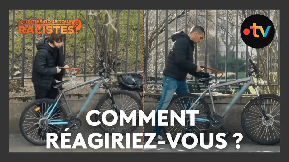 Wideo do filmu Sommes-nous tous racistes ? — Est-il en train de voler un vélo ? Cette expérience sociale inédite illustre les biais racistes