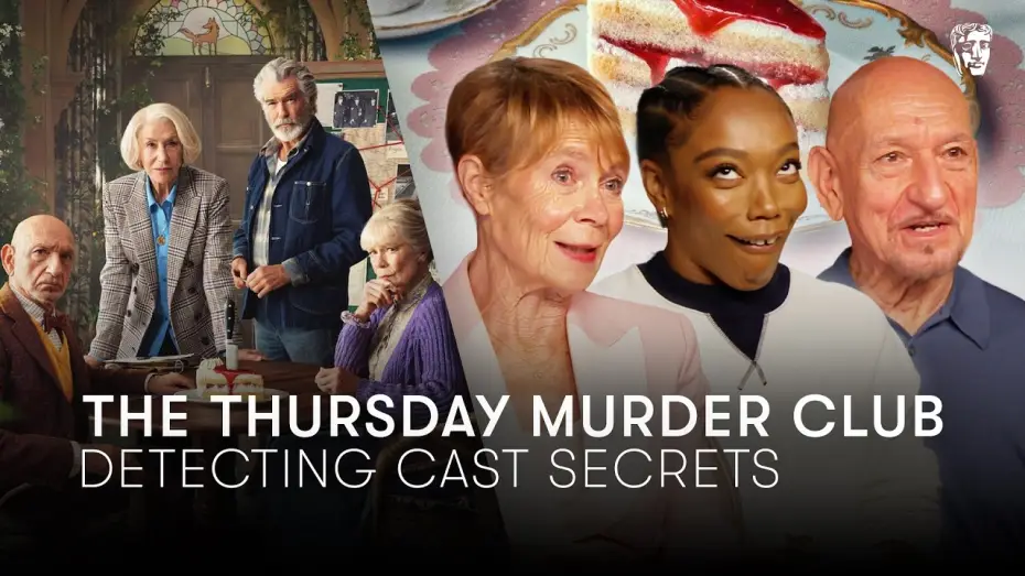 Wideo do filmu Czwartkowy Klub Zbrodni — British Slang, Acting Tricks & Afternoon Tea! The Thursday Murder Club Cast Interview | BAFTA