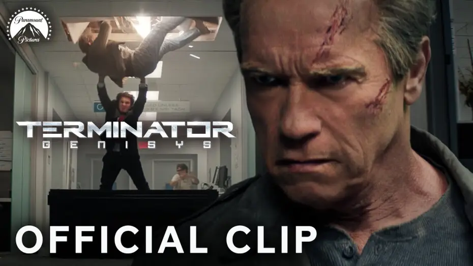 Wideo do filmu Terminator: Genisys — Arnold Schwarzenegger vs. The T-3000