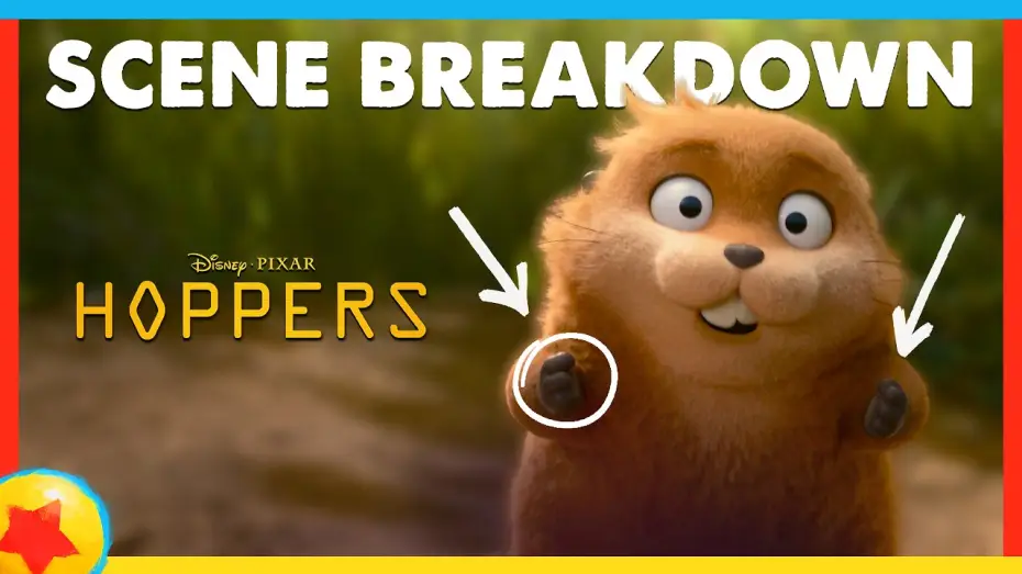 Wideo do filmu Hopnięci — 'Hoppers' Filmmakers Break Down the Mabel, Loaf, Ellen bear attack scene | Pixar's Set the Scene