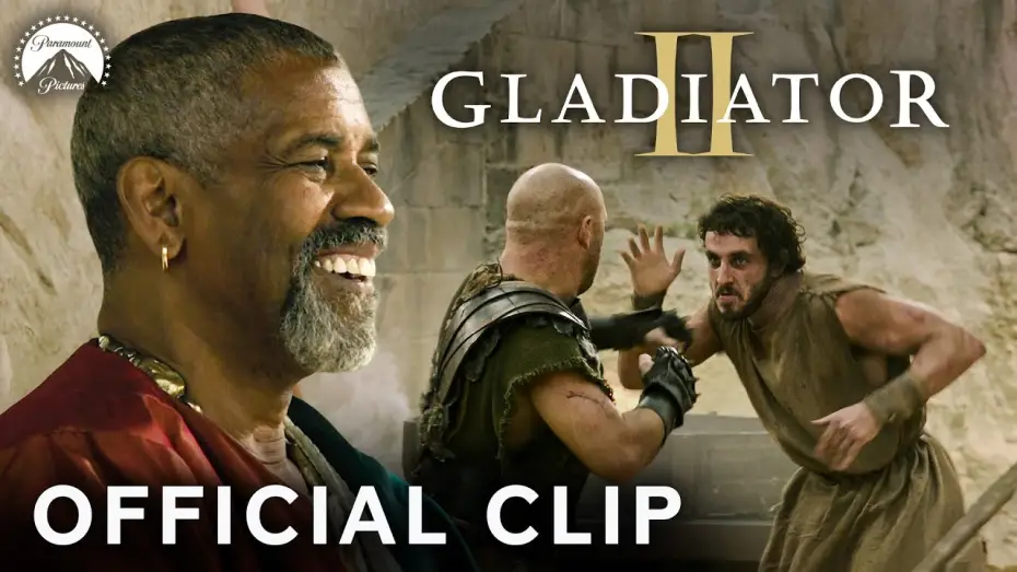Wideo do filmu Gladiator 2 — Denzel Washington is Impressed By Lucius' Fist Fight - Clip