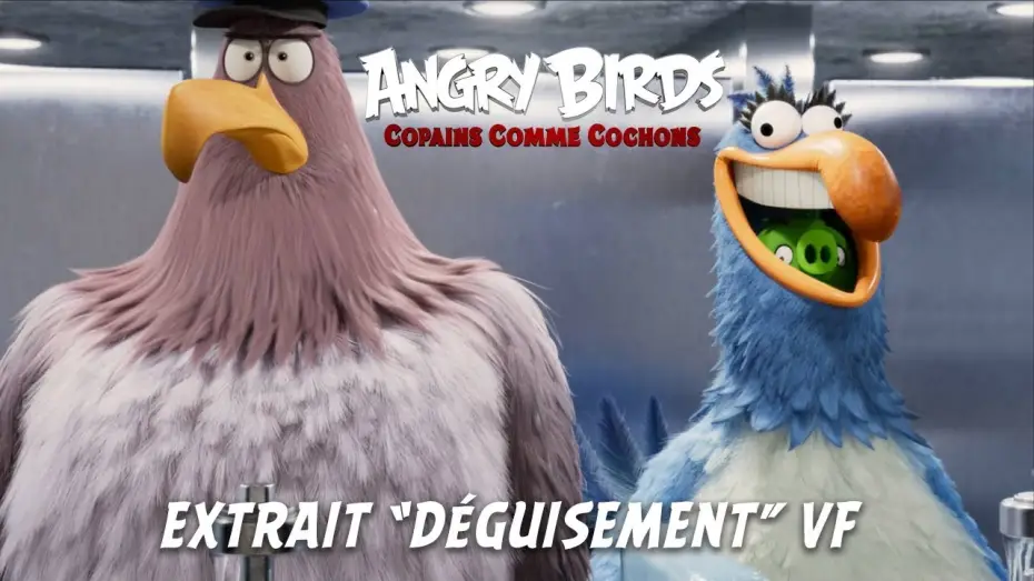 Wideo do filmu Angry Birds: Film 2 — Angry Birds : Copains comme Cochons - Extrait : "Déguisement" [VF]