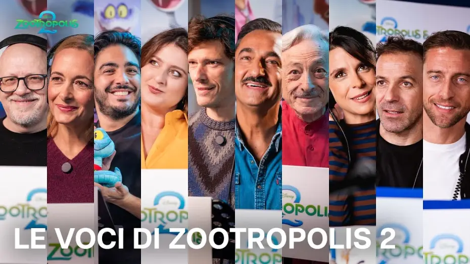 Wideo do filmu Zwierzogród 2 — Zootropolis 2 | Le voci di Zootropolis 2 | Dietro Le Quinte