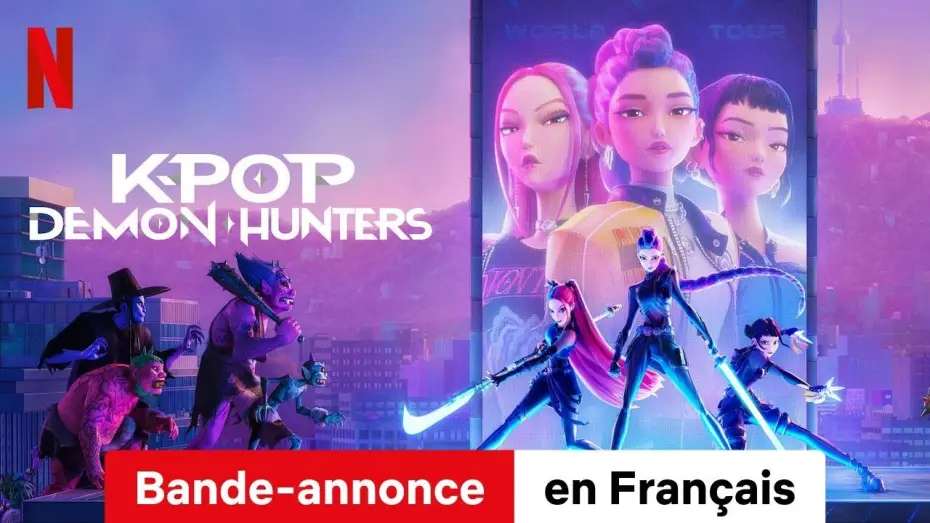 Wideo do filmu K-popowe łowczynie demonów — KPop Demon Hunters (Bande-annonce) | Bande-Annonce en Français | Netflix