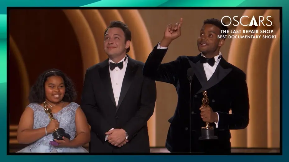 Wideo do filmu Ostatni warsztat — 'The Last 'Repair Shop' Wins Best Documentary Short Film | 96th Oscars (2024)