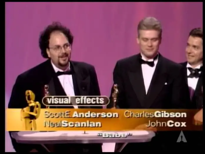 Wideo do filmu Babe - świnka z klasą — "Babe" winning the Oscar® for Visual Effects