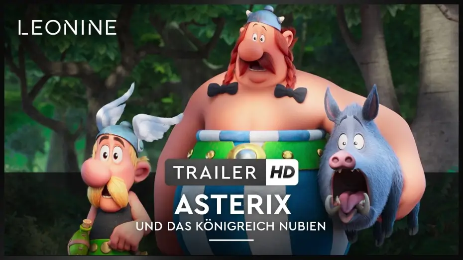 Wideo do filmu Astérix - Le Royaume de Nubie — Asterix und das Königreich Nubien - Trailer (deutsch/german; FSK 0) - Ab 03.12. im Kino