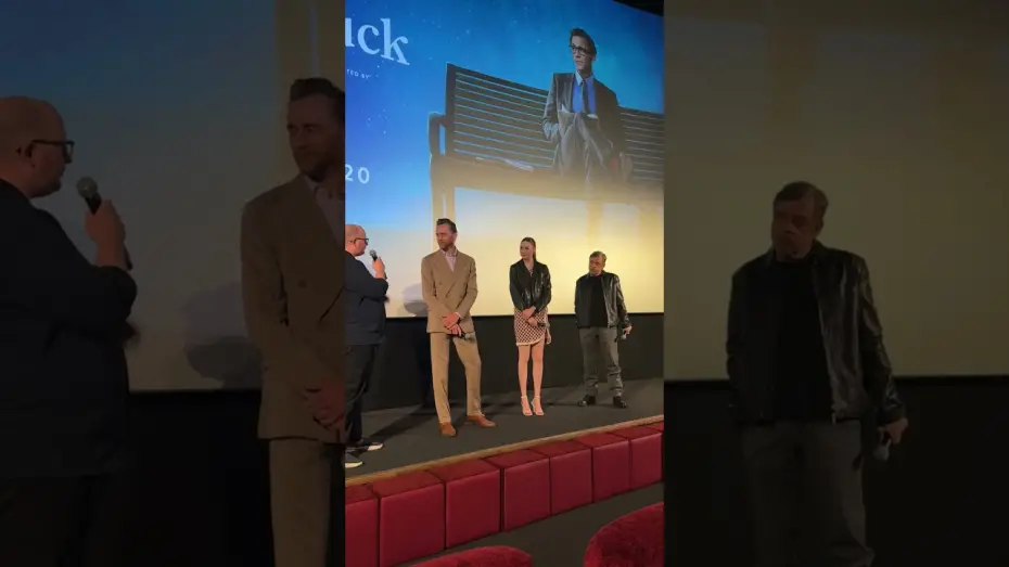 Wideo do filmu Życie Chucka — Tom Hiddleston, Karen Gillan and Mark Hamill surprise The Life of Chuck screening
