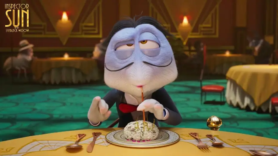 Wideo do filmu Inspektor Pająk — "It’s an honour to sit at the Captain's table"