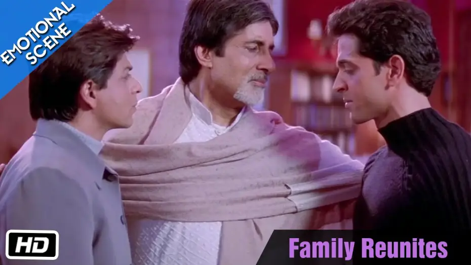 Wideo do filmu Czasem słońce czasem deszcz — Family Reunites - Emotional Scene - Kabhi Khushi Kabhie Gham - Amitabh Bachchan, ShahRukh Khan