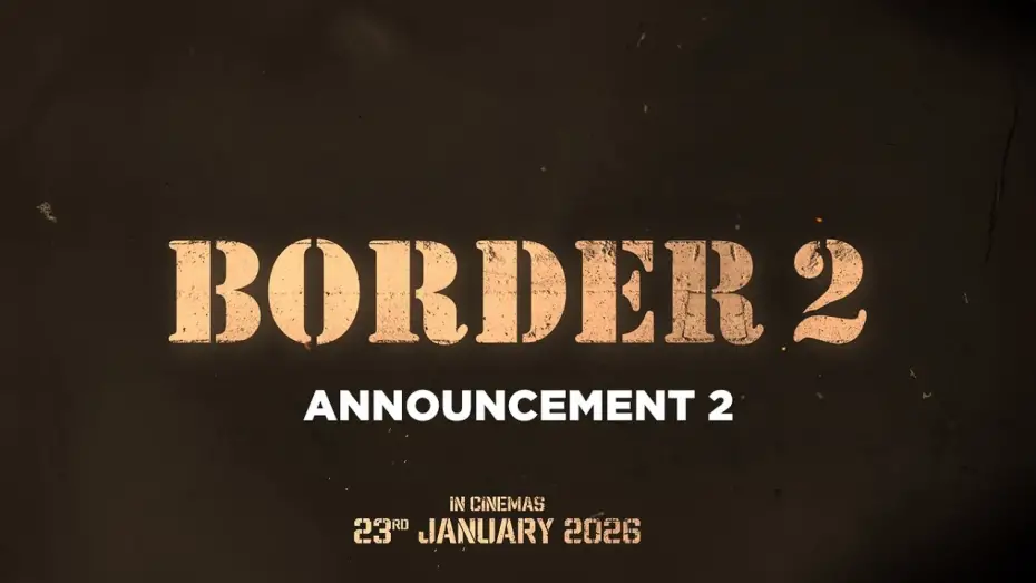 Wideo do filmu बॉर्डर २ — BORDER 2 (Announcement Video 2) | Sunny Deol, Varun Dhawan | India’s Biggest War Film | 23 Jan 2026