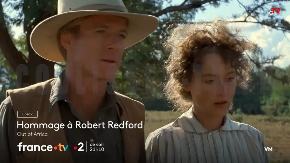 Wideo do filmu Pożegnanie z Afryką — Hommage à Robert Redford - Out of Africa sur France 2 mardi 16 septembre 2025