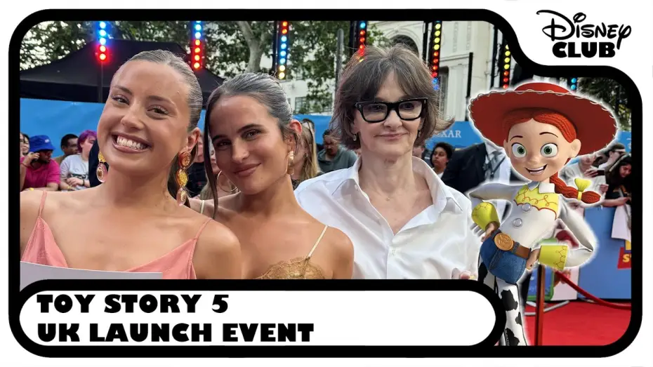 Wideo do filmu Toy Story 5 — Liv & Evie Meet the Cast of Toy Story 5 at the UK Launch Event
