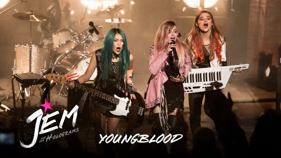 Wideo do filmu Jem i Hologramy — Jem And The Holograms - Music Clip: Youngblood (HD)