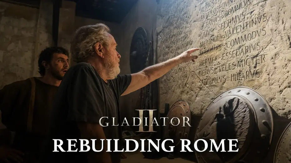 Wideo do filmu Gladiator 2 — Rebuilding Rome for Gladiator II