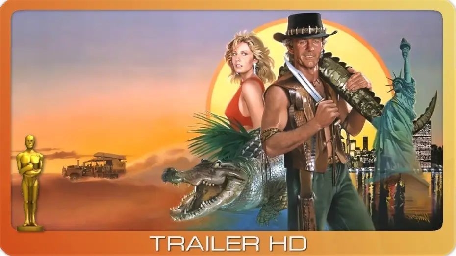 Wideo do filmu Krokodyl Dundee — Crocodile Dundee - Ein Krokodil zum Küssen ≣ 1986 ≣ Trailer