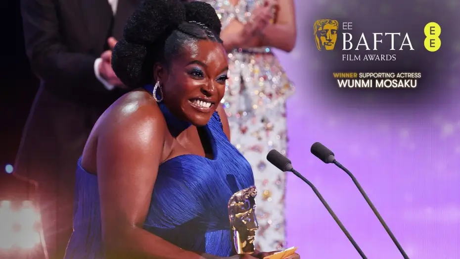 Wideo do filmu Grzesznicy — Wunmi Mosaku Wins the Supporting Actress BAFTA for Sinners | EE BAFTA Film Awards 2026