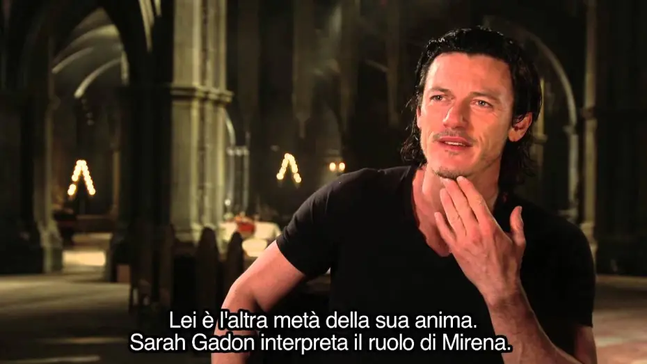 Wideo do filmu Dracula: Historia nieznana — Dracula Untold: intervista a Luke Evans (sottotitoli in italiano)