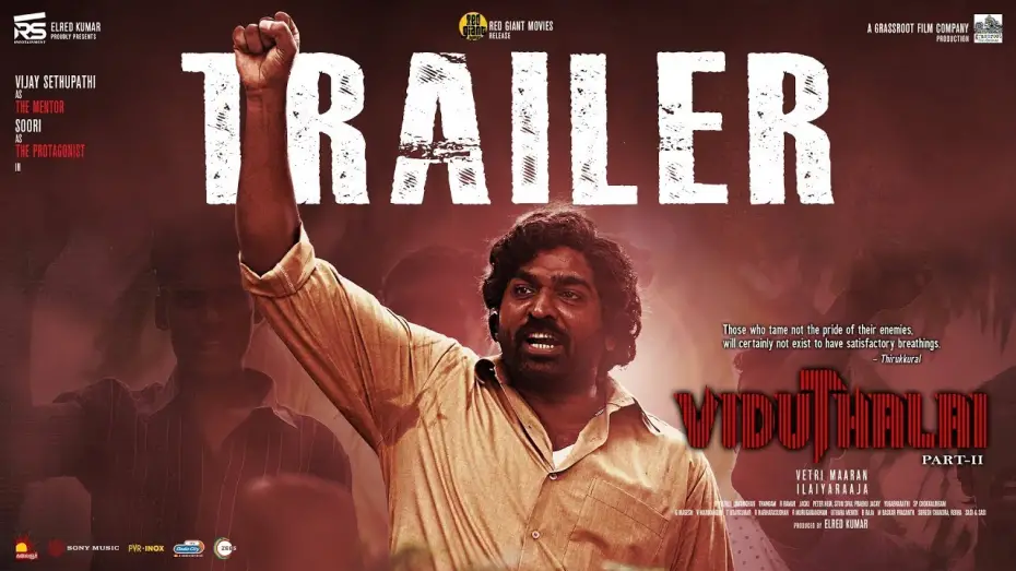 Wideo do filmu விடுதலை: பாகம் II — Viduthalai Part 2 - Official Trailer | Vetri Maaran | Vijay Sethupathi | Ilayaraaja | Soori