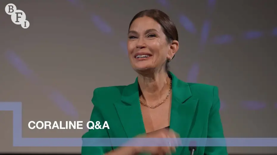 Wideo do filmu Koralina i tajemnicze drzwi — Coraline actor Teri Hatcher and director Henry Selick | BFI Q&A
