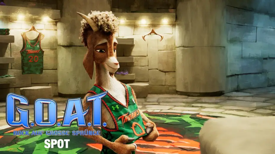 Wideo do filmu Wielka mała koza — G.O.A.T. - Bock auf große Sprünge – Spot History Deutsch (Kinostart: 19.2.2026)