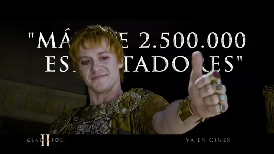 Wideo do filmu Gladiator 2 — Globos de Oro