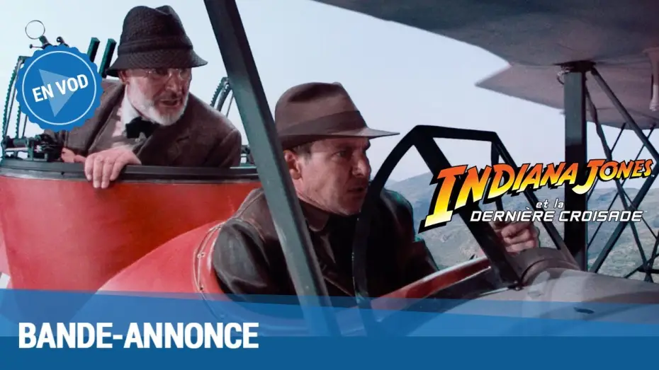 Wideo do filmu Indiana Jones i ostatnia krucjata — Indiana Jones et la Dernière Croisade - Bande Annonce [VF]