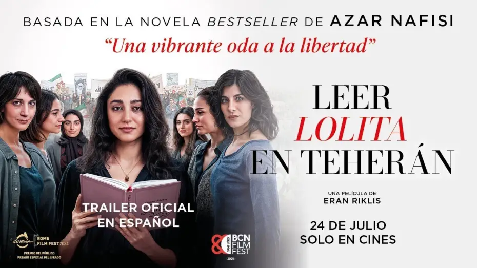 Wideo do filmu Reading Lolita in Tehran — LEER ‘LOLITA’ EN TEHERÁN (2024) - Tráiler Español [HD][Castellano 2.0] 🎞️🇪🇸