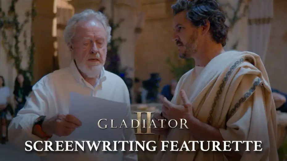 Wideo do filmu Gladiator 2 — Screenwriting of Gladiator II