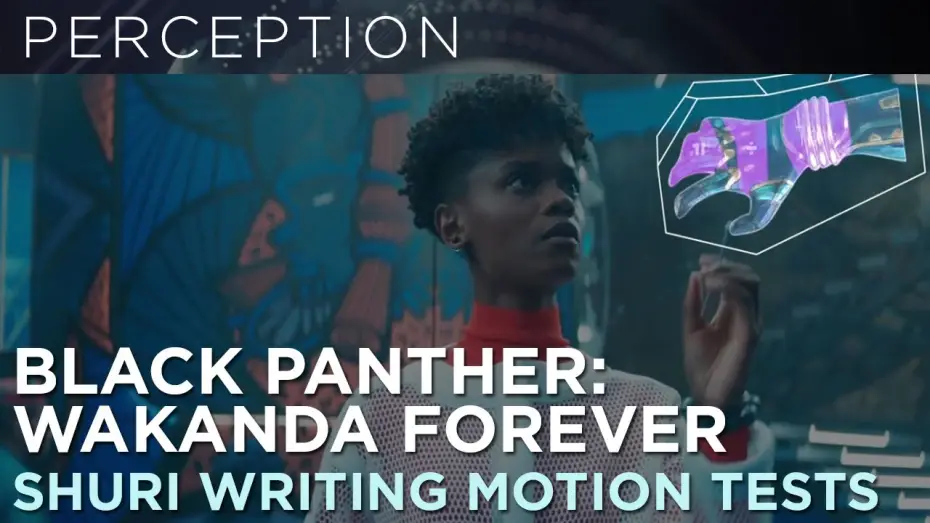 Wideo do filmu Czarna Pantera: Wakanda w moim sercu — Shuri Writing Look Development Tests
