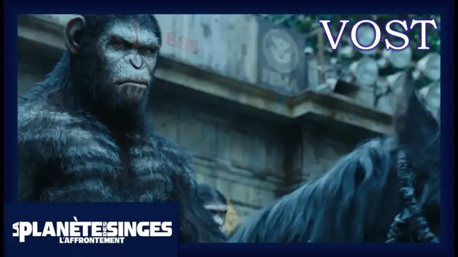 Wideo do filmu Ewolucja Planety Małp — La Planète des Singes : L'Affrontement - Bande annonce finale [Officielle] VOST HD