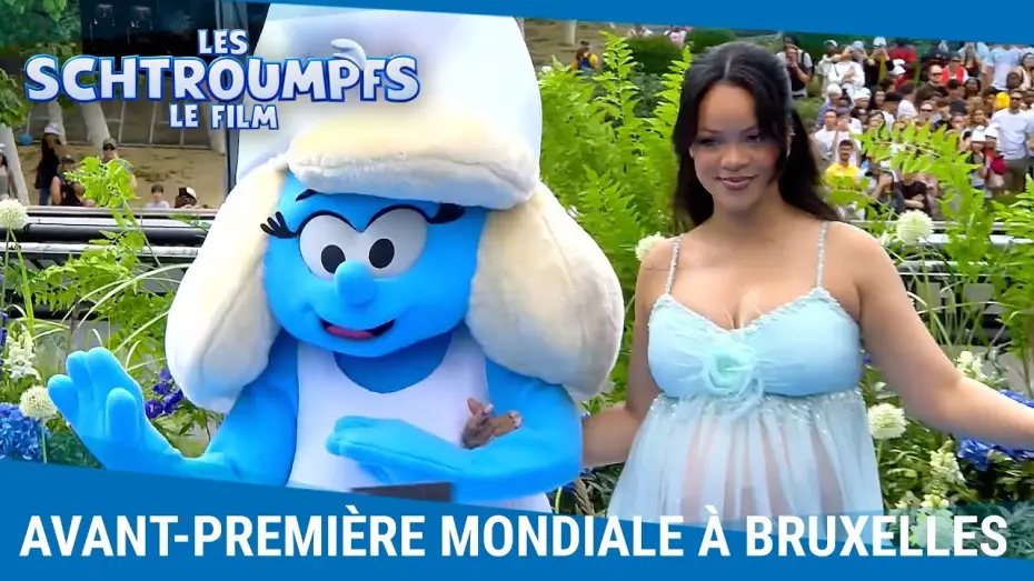 Wideo do filmu Smerfy. Wielki film — Avant-première mondiale à Bruxelles