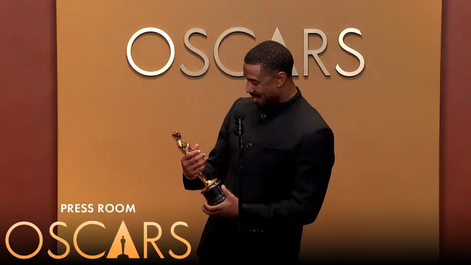 Wideo do filmu Grzesznicy — Michael B. Jordan Best Actor Press Room Speech | 98th Oscars (2026)