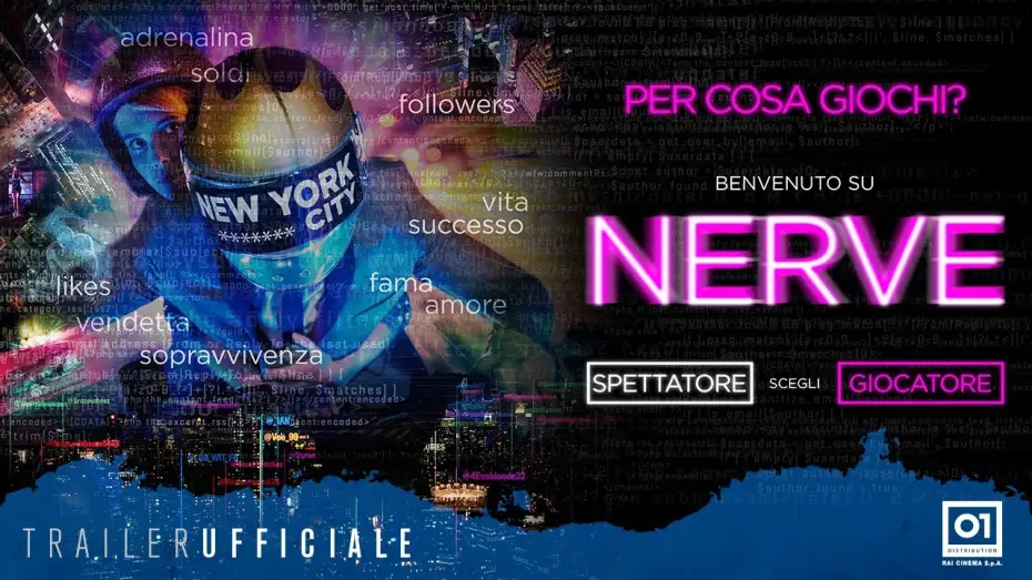 Wideo do filmu Nerve — NERVE (2017) - Trailer Ufficiale ITA HD