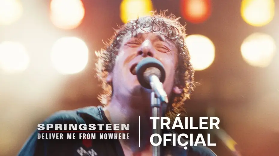 Wideo do filmu Springsteen: Ocal mnie od nicości — Tráiler Oficial en castellano