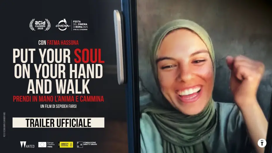 Wideo do filmu Put Your Soul on Your Hand and Walk — "Put Your Soul on Your Hand and Walk", Trailer Ufficiale | Wanted Cinema