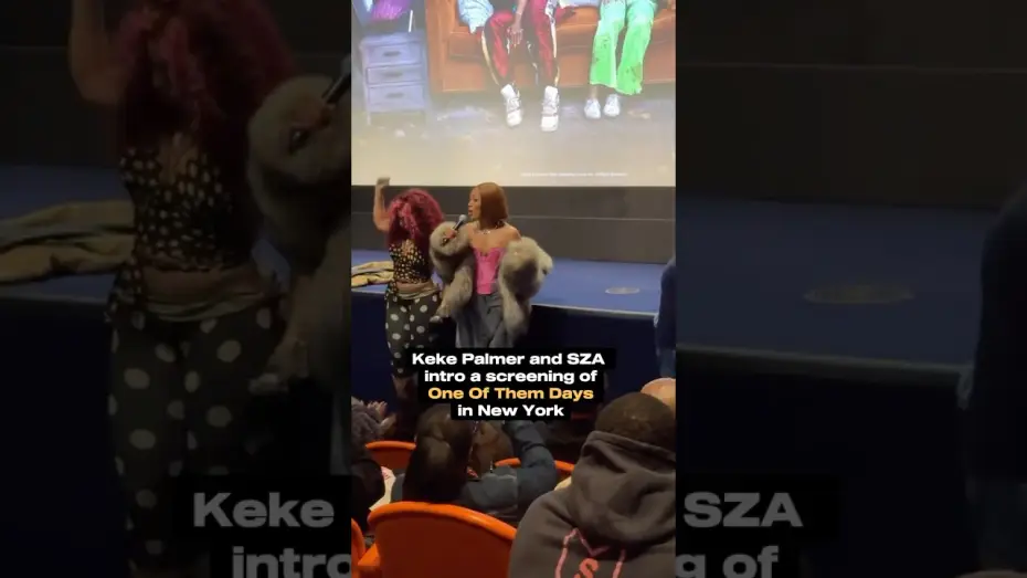 Wideo do filmu Te dni — Keke Palmer and SZA attend a One Of Them Days screening in New York